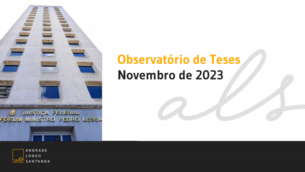 Observatório de Teses – Novembro de 2023.